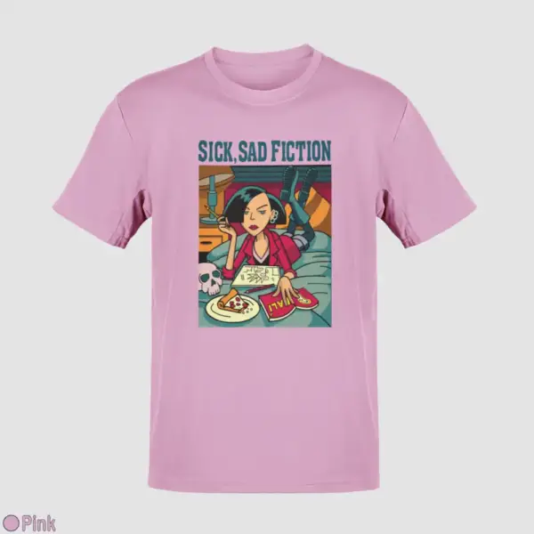 Sick, Sad Fiction Men's T-Shirt - Image 13