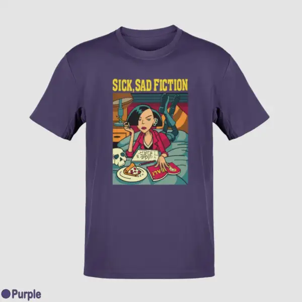 Sick, Sad Fiction Men's T-Shirt - Image 15