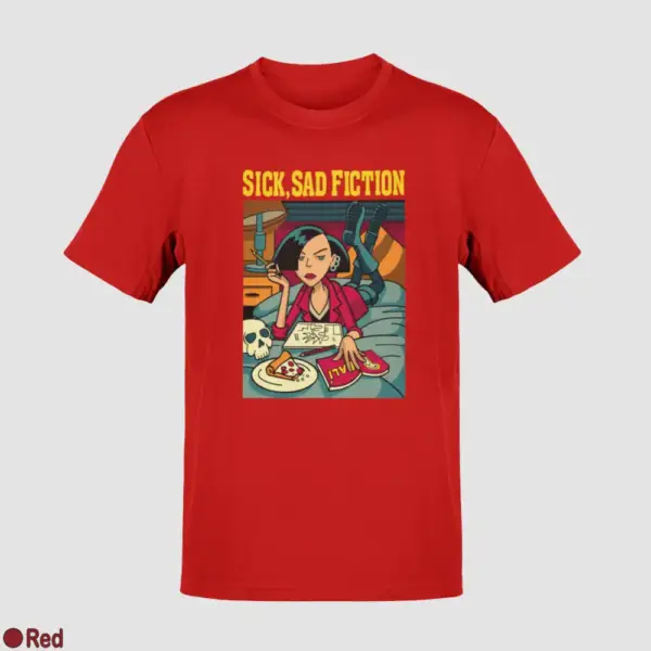 Sick, Sad Fiction Men's T-Shirt - Image 16