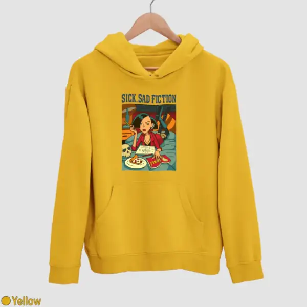 Sick, Sad Fiction Men's Hoodie - Image 19
