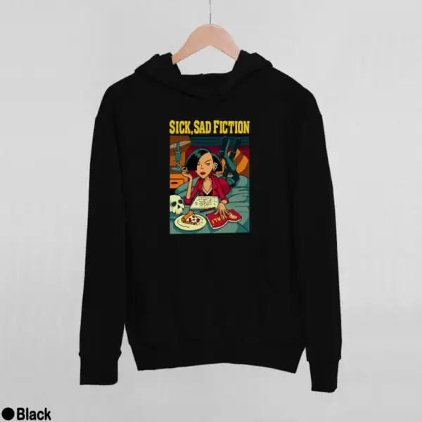 Sick, Sad Fiction Women's Hoodie - Image 2