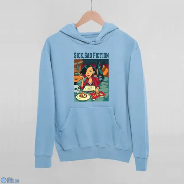 Sick, Sad Fiction Women's Hoodie - Image 3