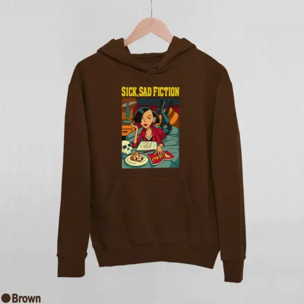 Sick, Sad Fiction Women's Hoodie - Image 4