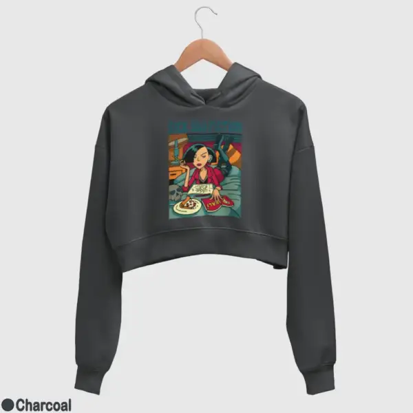 Sick, Sad Fiction Women's Crop Hoodie - Image 7