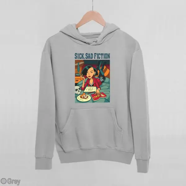 Sick, Sad Fiction Women's Hoodie - Image 9