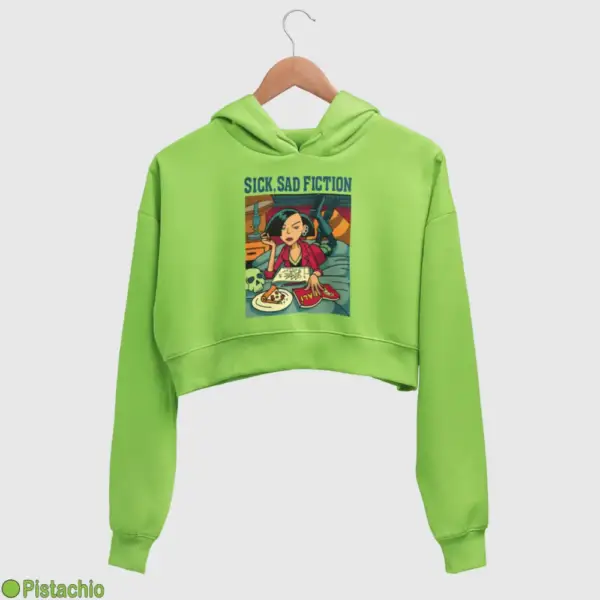 Sick, Sad Fiction Women's Crop Hoodie - Image 15