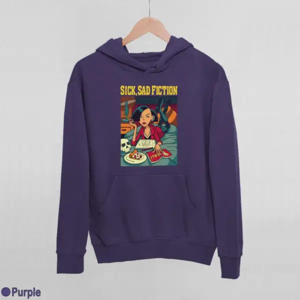 Sick, Sad Fiction Women's Hoodie - Image 15
