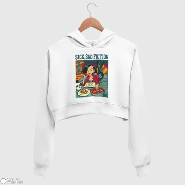 Sick, Sad Fiction Women's Crop Hoodie