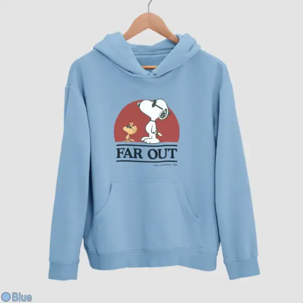 Snoopy Far Out Men's Hoodie - Image 3