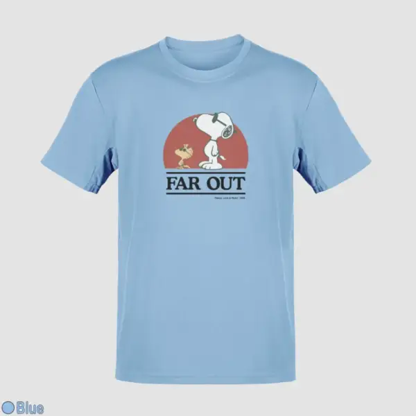 Snoopy Far Out Men's T-Shirt - Image 2