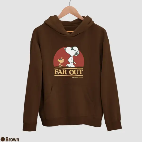 Snoopy Far Out Men's Hoodie - Image 4