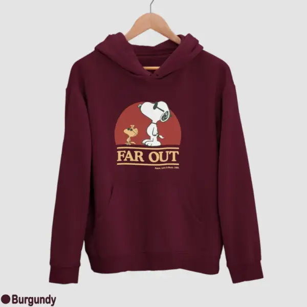 Snoopy Far Out Men's Hoodie - Image 5