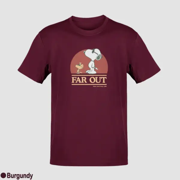 Snoopy Far Out Men's T-Shirt - Image 4