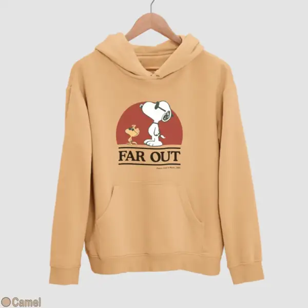 Snoopy Far Out Men's Hoodie