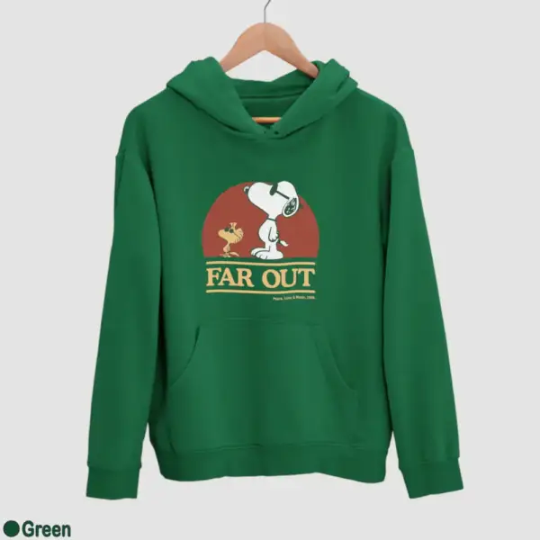 Snoopy Far Out Men's Hoodie - Image 7