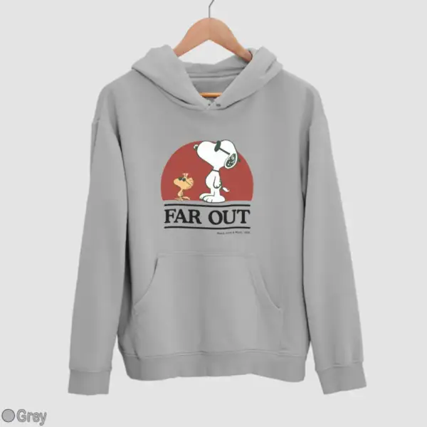 Snoopy Far Out Men's Hoodie - Image 8