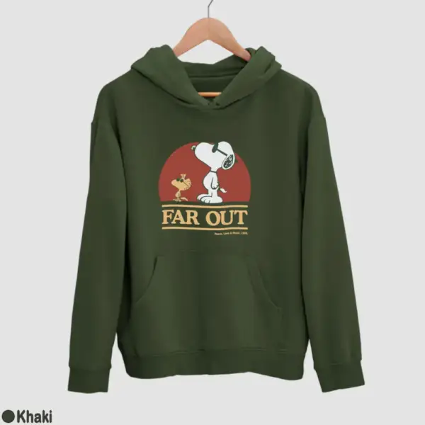 Snoopy Far Out Men's Hoodie - Image 9