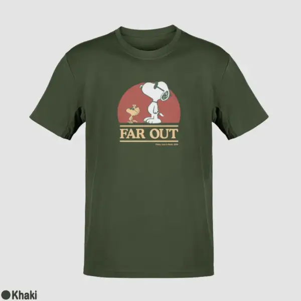 Snoopy Far Out Men's T-Shirt - Image 9