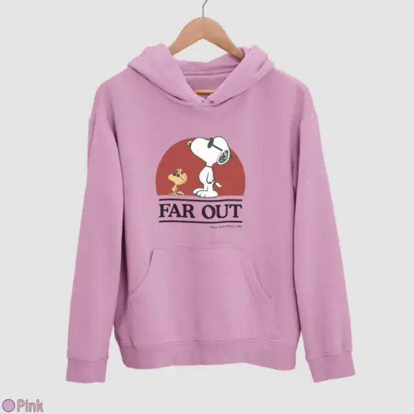 Snoopy Far Out Men's Hoodie - Image 13
