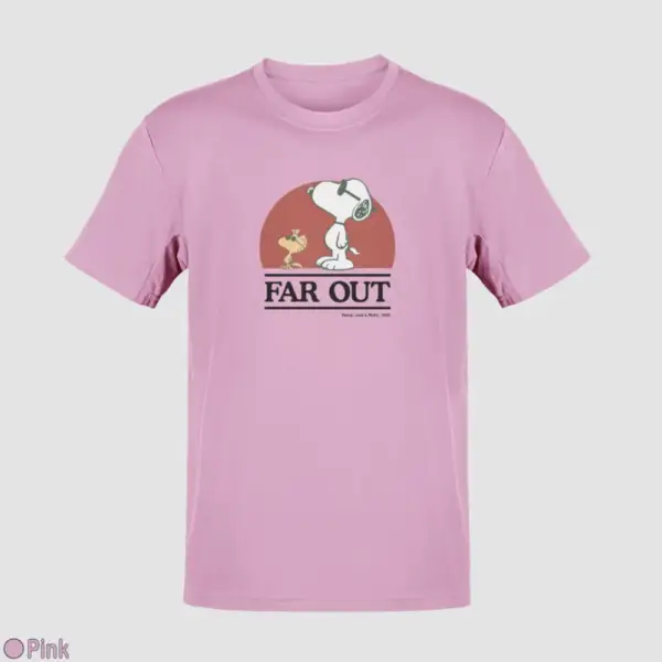 Snoopy Far Out Men's T-Shirt - Image 13