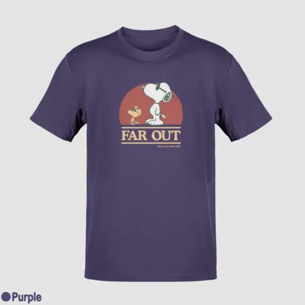 Snoopy Far Out Men's T-Shirt - Image 15