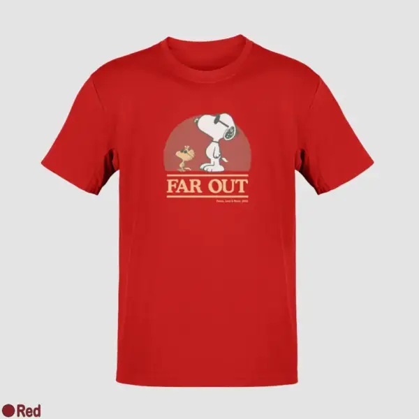 Snoopy Far Out Men's T-Shirt - Image 16