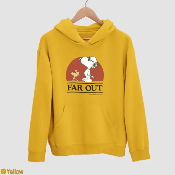 Snoopy Far Out Men's Hoodie - Image 19