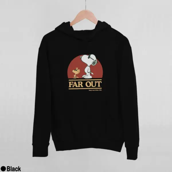 Snoopy Far Out Women's Hoodie - Image 2