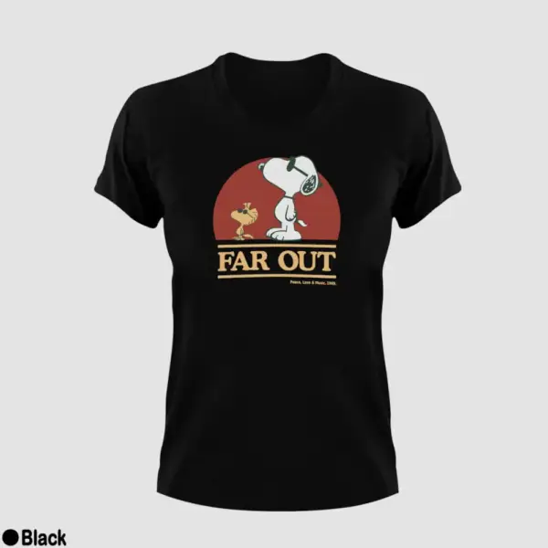 Snoopy Far Out Women's T-Shirt - Image 2