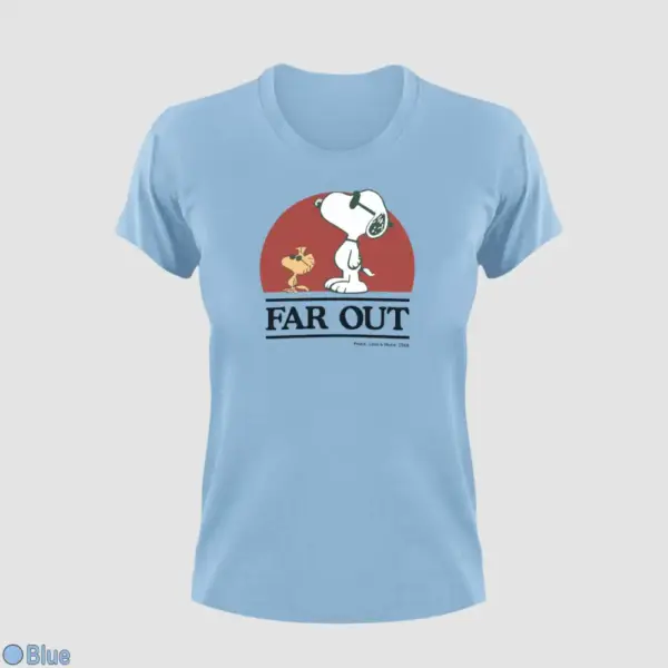Snoopy Far Out Women's T-Shirt - Image 3