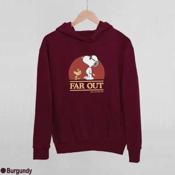 Snoopy Far Out Women's Hoodie - Image 4