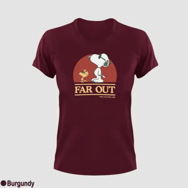 Snoopy Far Out Women's T-Shirt - Image 4
