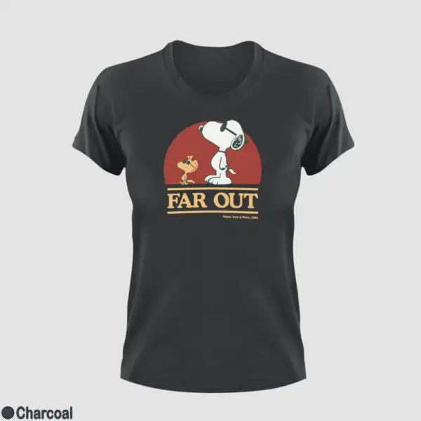 Snoopy Far Out Women's T-Shirt - Image 5