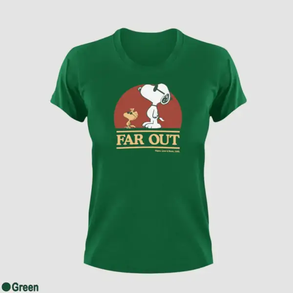 Snoopy Far Out Women's T-Shirt - Image 6
