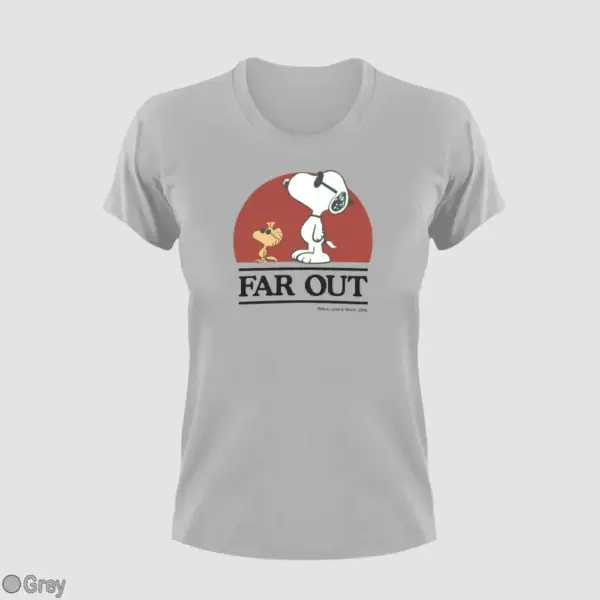 Snoopy Far Out Women's T-Shirt - Image 7