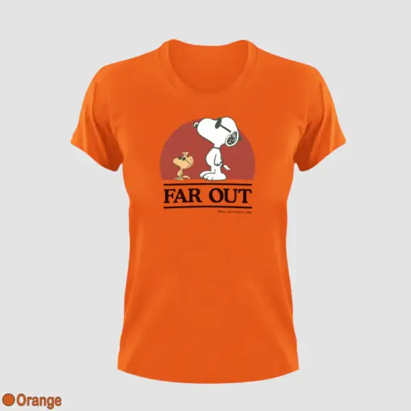 Snoopy Far Out Women's T-Shirt - Image 9