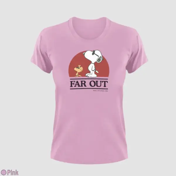 Snoopy Far Out Women's T-Shirt - Image 10