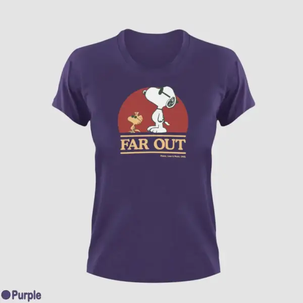 Snoopy Far Out Women's T-Shirt - Image 11