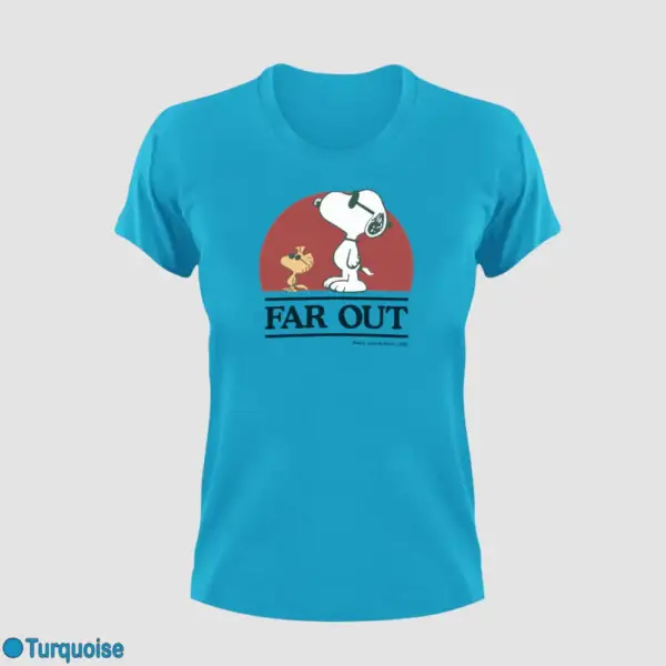 Snoopy Far Out Women's T-Shirt - Image 13