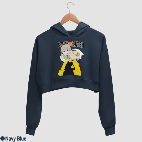Evans and Maka Women's Crop Hoodie