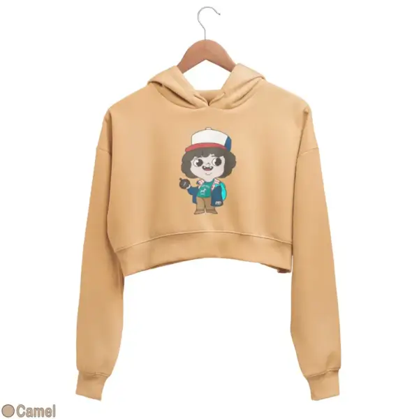 Stranger Things Dustin Women's Crop Hoodie - Image 6