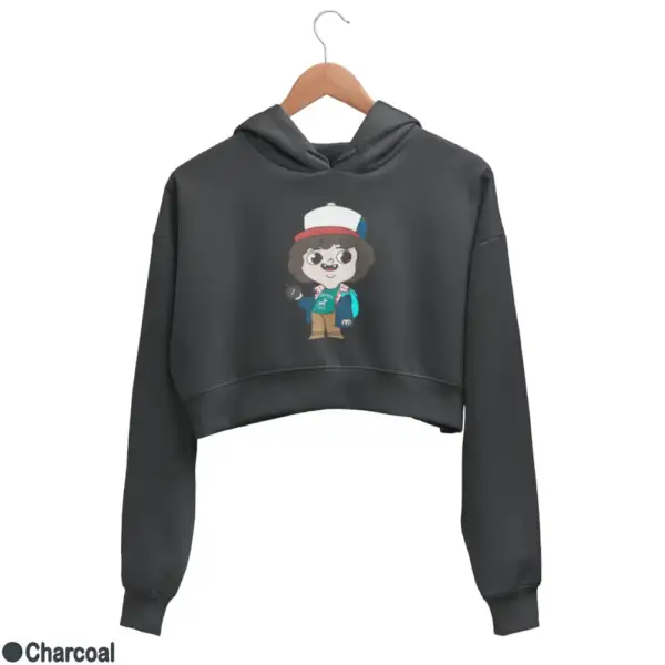 Stranger Things Dustin Women's Crop Hoodie - Image 7