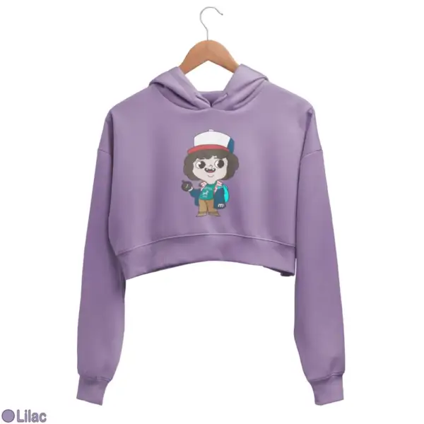 Stranger Things Dustin Women's Crop Hoodie - Image 11