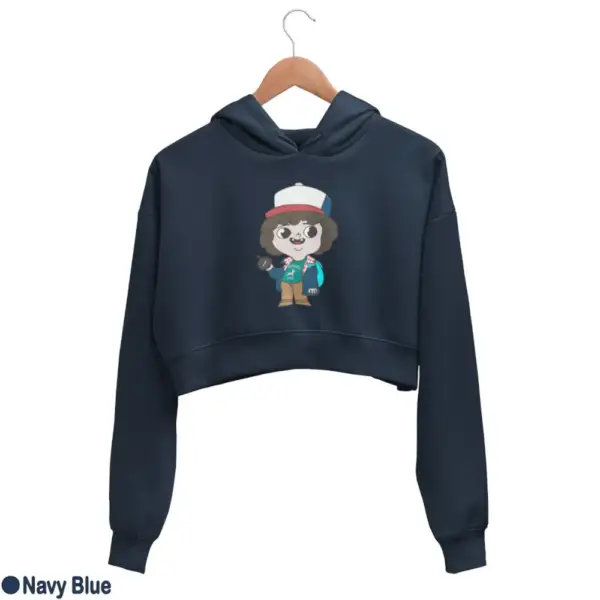 Stranger Things Dustin Women's Crop Hoodie - Image 12