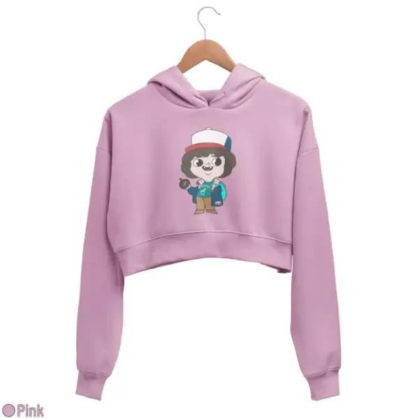 Stranger Things Dustin Women's Crop Hoodie - Image 14