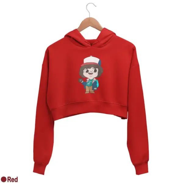 Stranger Things Dustin Women's Crop Hoodie