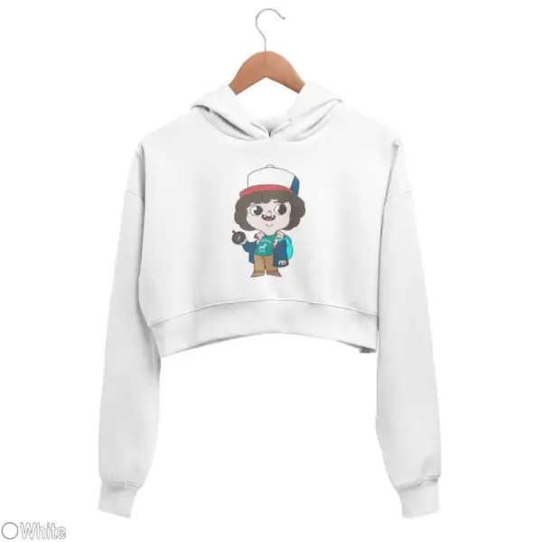 Stranger Things Dustin Women's Crop Hoodie - Image 18