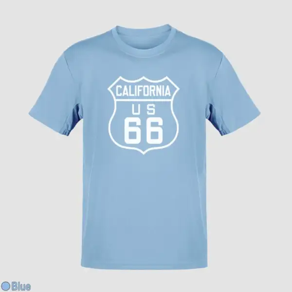 US 66 California Men's T-Shirt - Image 3