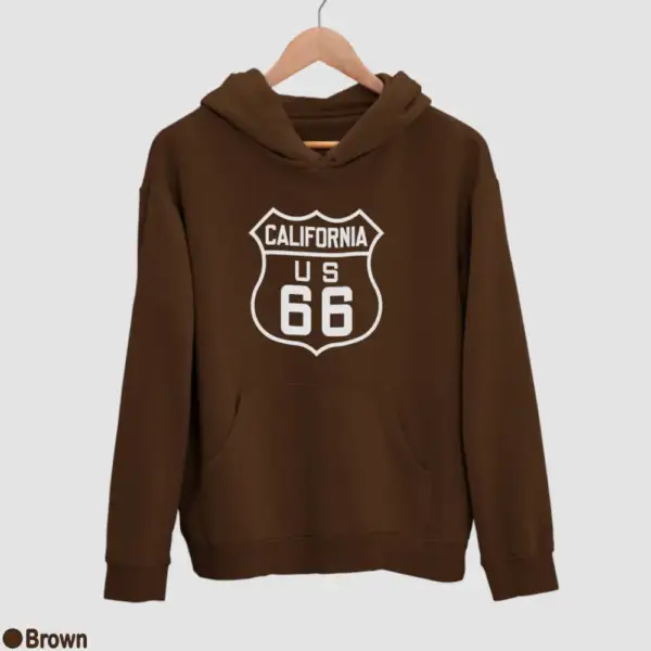 US 66 California Men's Hoodie - Image 4