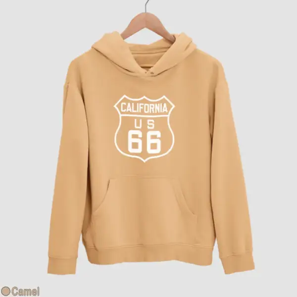 US 66 California Men's Hoodie - Image 6